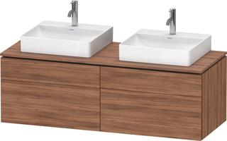 Duravit Waschtisch-Unterschrank L-Cube 142x55x48,2cm, 2 SBK, N Nat, Aho beids.