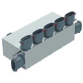 Helios Verteilerkasten FRS-MVK 5+2-51/160, oval