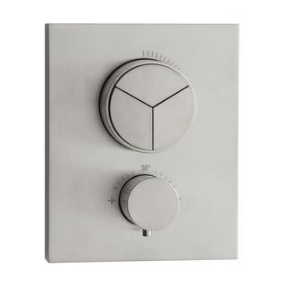 Herzbach Fertigmontageset Living PUSH square UP-Thermostat