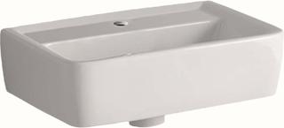 Geberit Handwaschbecken Renova Plan 45x32cm, we, mit Hahnloch, ohne Überlauf