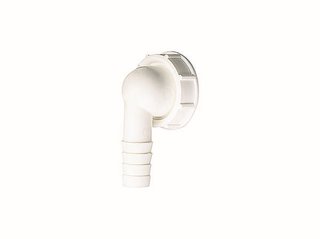 Dallmer Winkelschlauchtülle 1 1/2", weiß
