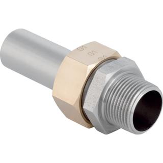 Geberit Übergangsverschraubung Mapress d 54mmxR 2, m AG u Einschub, Edelstahl