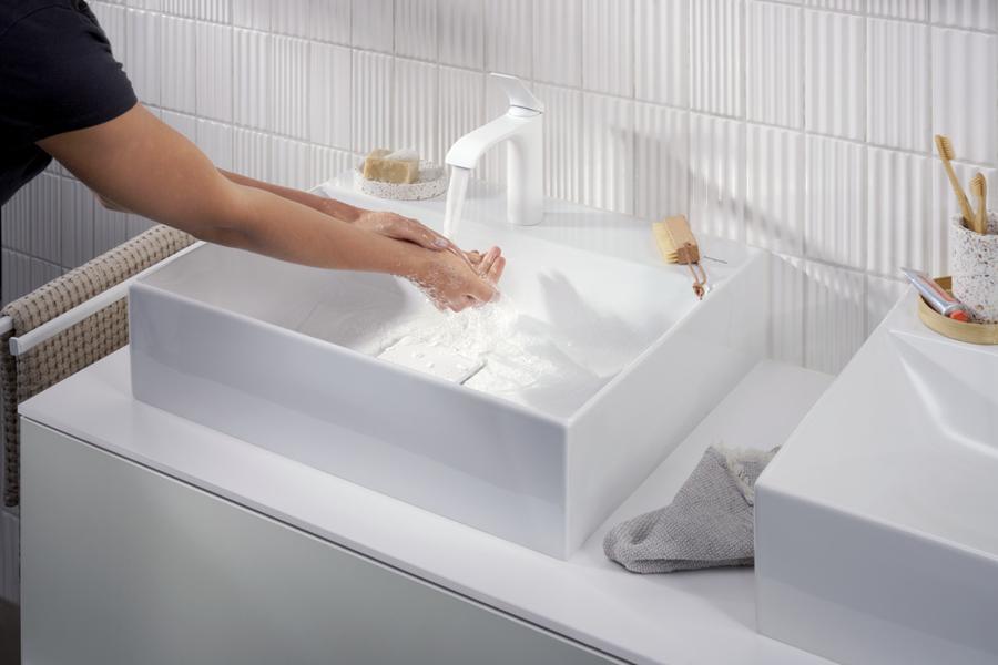 Artikelbild 12 des Artikels „hansgrohe WT-Einhebelmischer 110 Vivenis ohne Zugstangen-Ablaufgarnitur, mattweiß ohne Zugstangen-Ablaufgarnitur | mattweiß“
