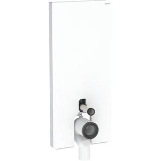 Geberit Stand-WC-Modul Monolith Plus Bauhöhe 114cm, Glas weiß