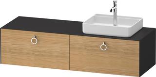 Duravit WT-Unterschrank White Tulip 160x55cm, B r, E Nat gra m, k Ein/o Be