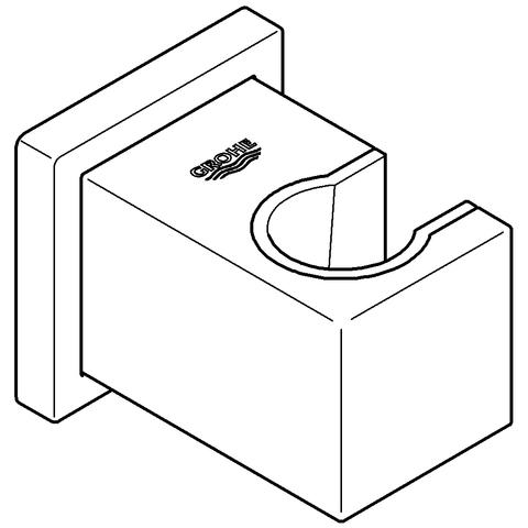 Artikelbild 2 des Artikels „GROHE Handbrausehalter Euphoria Cube nicht verstellbar, chrom chrom“