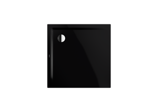 Kaldewei Duschwanne SUPERPLAN 1865-2 120x120x2,5cm, m Träg., P-E, schwarz