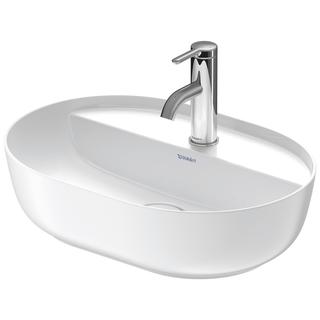 Duravit Aufsatz-Waschtisch Luv 50x35cm, gs, m HL, o. ÜL, m HLB, we/we