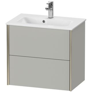 Duravit WT-Unterschrank XViu Compact 61x39x56cm, bg m, 2 La, wandh, Champ. m