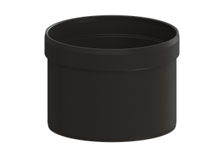 Kessel Verlängerungsstück verlängerbar um 80mm, Kunstst., schwarz