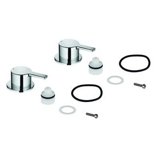 GROHE Griffpaar 48357 Markierung blau/rot für Lineare chrom