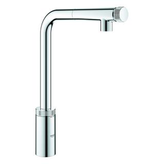 GROHE Spültischmischer Minta SmartC herausz. Ausl. mit Laminarstrahl, chrom