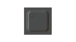 Duschwanne BetteSupra 1590 85x85x6,5cm, Glasur, raven