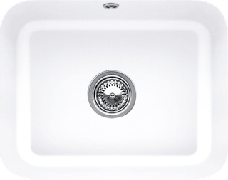 V&B Unterbauspüle Cisterna 60C m Abl.garn, Hand., sn white CeramicPlus