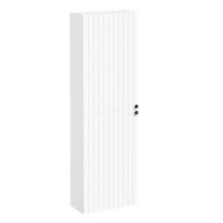 VitrA Hochschrank Root Groove 57x27x180cm, 2 Türen, Korpus Weiß Matt