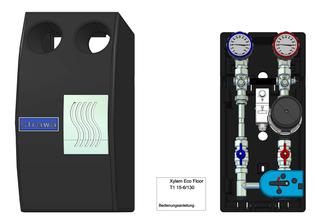 Strawa Aufbaugruppe strawi 125-25 FW FW3-WMZ-SM, mit Pumpe und Stellmotor