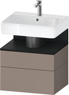 Duravit Waschtisch-Unterschrank Qatego 59x47x59cm, E sw/Bas m, 1 Kast, 1 Ausz.