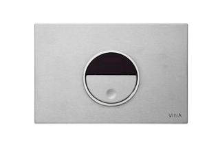 VitrA Bad Betätigungsplatte Pro Touch Free 241 x 8 x 161 mm, Edelstahl, für 2-Mengen-Spülung