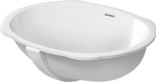 Duravit Einbauwaschtisch Santosa 51x37,5cm, EB v u, o HL, HLB, m Ü, we WG