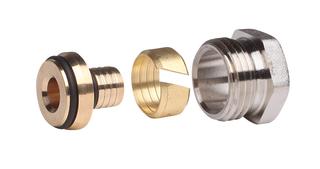 Danfoss Klemmverbinder R 1/2 AGx14x2mm, f Alu-Verbundrohre