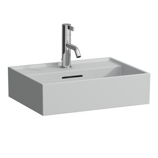 Laufen Handwaschbecken KARTELL 45x34cm, ubf., m ÜL, 1 Hahnl., gr. ma