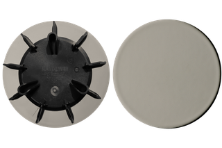Kaldewei Ablaufdeckel KA 90 emailliert, warm grey 30