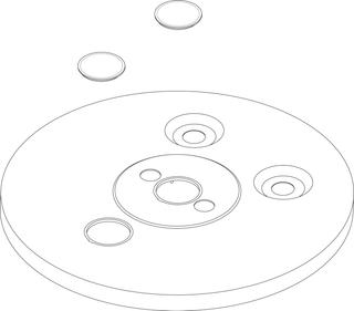 BOSCH Ersatzteil TTNR: 8735100690 Verkleidungsdeckel D600 schwarz everp