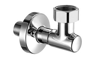 Schell Wasserzähler-Anschlussbogen G 3/4 IG, m verstellb. Abgang, verchromt