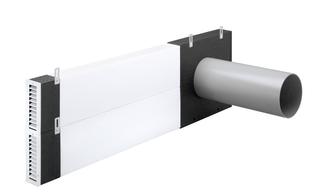 Zehnder Laibungslösung ComfoSpot f ComfoAir 70, m 2 Außenwandgitter, weiß