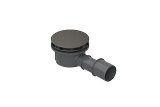Bette Ablaufgarnitur B568-BetteCompact+ graphite, seitlich 0,5 l/sek.