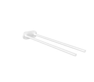 EMCO Handtuchhalter Round 400mm, 2-armig, starr, weiss