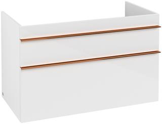 V&B Waschtisch-Unterschrank Venticello 95,3x59x50,2cm, B mit, Gr. Cop, glo wh.