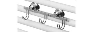 ASW Hakenleiste MS vc, 3-teilig/170mm, für Badheizkörper