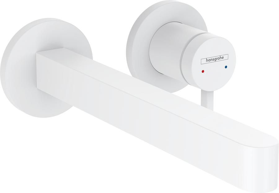 Artikelbild 1 des Artikels „hansgrohe Fertigmontageset Finoris UP-WT-EHM, f W, Ausl. 228mm, m.-we Ausladung 228 mm | mattweiß“
