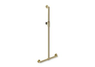 HEWI Duschhandlauf System 900 A1 1250, W1 457mm, PVD, MS gebürstet
