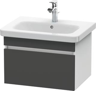 Duravit WT-Unterschrank DuraStyle 58x44,8cm, gra m/we ma, 1 Ausz., wandh