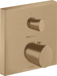 hansgrohe Fertigset Axor Starck Organic UP-THM, m Absperrventil, brushed bronze