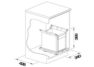 Blanco Tasche XL 40 Universal, tragbar, Kunststoff/Aluminium