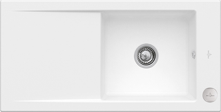 V&B bündige Spüle Timeline 60 Flat m Abl.garn, Exzenter, stone white