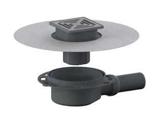 Dallmer Bodenabl. Set DallDrain Sel. OM 120x120mm, seitenv +/-9,5mm, DN 50, ES