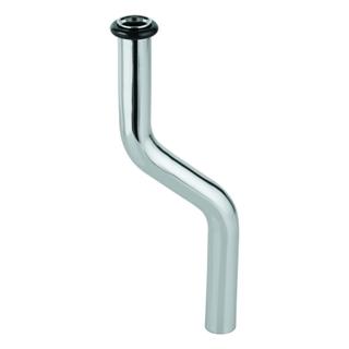 GROHE Urinalspülrohr 20cm, d 1,8cm, MS, chrom, Kröpfung 5cm