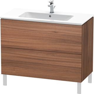 DU WTU stehend L-Cube 481x1020x704mm 2 Auszüge, f.233610, nussbaum natur ES Ah.