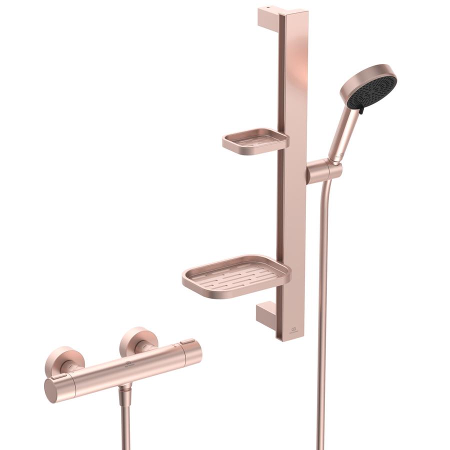 Artikelbild 1 des Artikels „IS Brausekombination Ceratherm Alu+ m THM, BrSt 60cm, 2F-HBR, 8 l/min, rosé rosé“