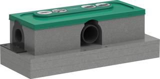 hansgrohe uBox universal Ablaufgehäuse DN 50, für Standardinstallation