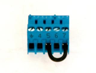BOSCH Ersatzteil TTNR: 63036370 Anschlussklemme5-pol.blau SG Abgassperrk