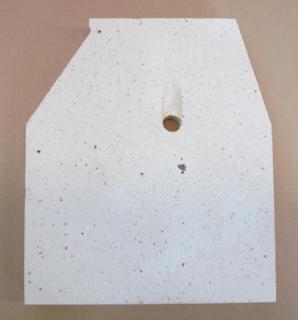 ETA Schamotte 223x191x32 RE mit Bohrung 16mm