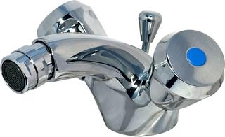 FORMAT Basic 2.0 Bidet-Zweigriffarmatur mit Ablaufgarnitur, ABS-Griff, chrom