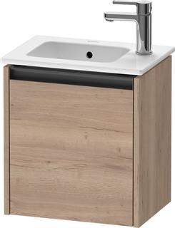 Duravit Waschtisch-Unterschrank Ketho.2 41x29,2x44cm, 1 Tür, wd, An re, Ei marm.