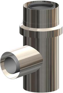 ATEC T-Stck PolyClassic +Iron/White-Poly DN 110/160, Nutzl 318mm, PP, ES blank