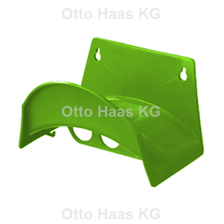 HAAS Wandschlauchhalter grün, Polypropylen